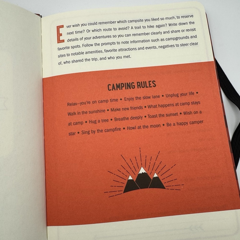 The Camping Log Book Camping Journal Summer Camping Essential - Picture 4 of 10